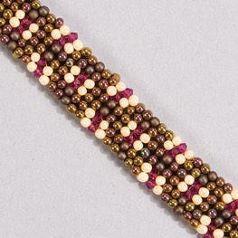 Wheatberry Calico Corn Berry Bead Bracelet